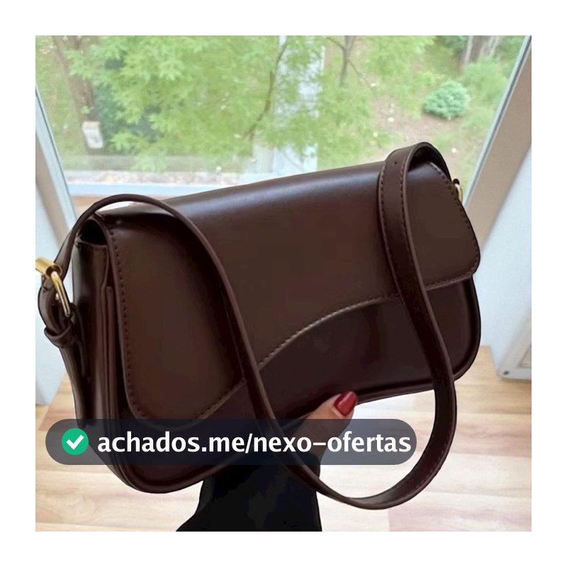 Bolsa Feminina de Ombro Estilo Baguete Blogueira Gringa Novidade