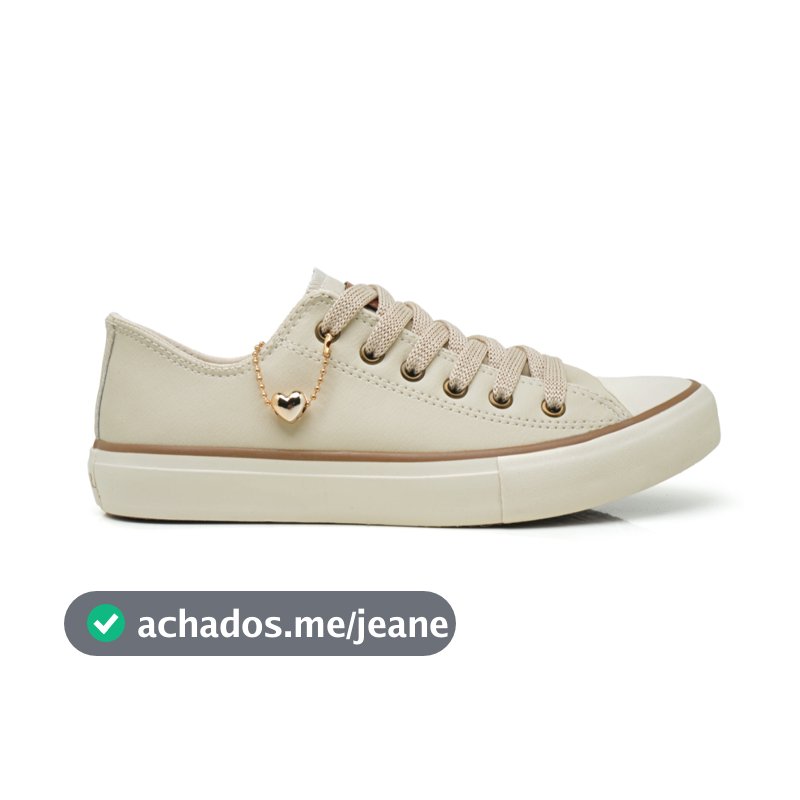 Tênis White Star de Couro Areia – Tênis Cano Baixo Tradicional, Estiloso e Confortável