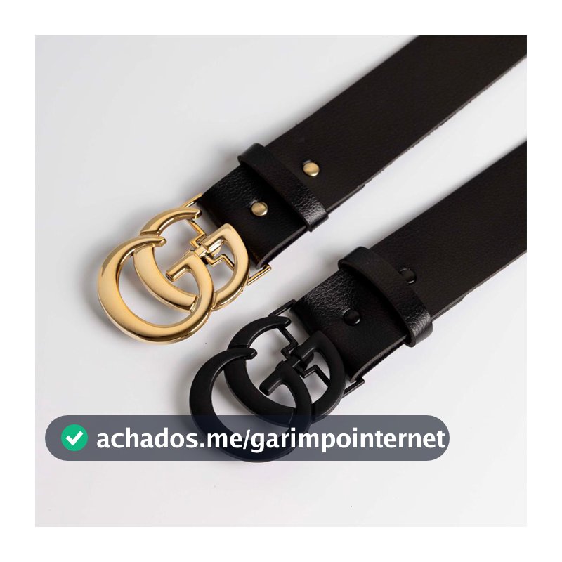 Kit 2 Cinto Feminino Casual Couro Ecologico Blogueira Luxo