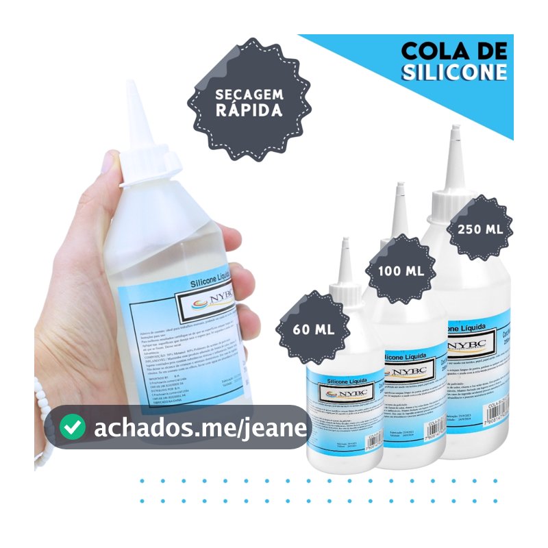Cola de Silicone Líquida Transparente 100ML/250ML - Aero