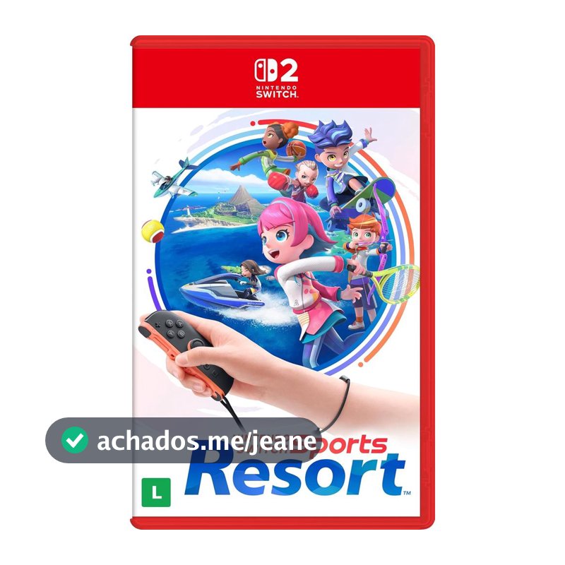 Nintendo Switch Sports Resort Switch 2 BR Midia Fisica