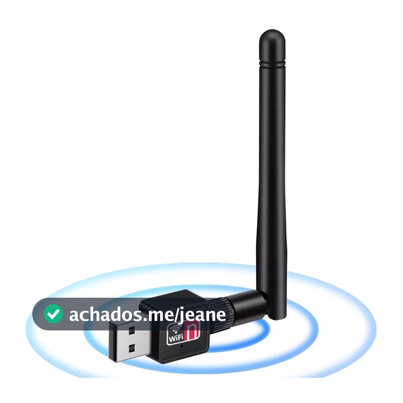Adaptador Wifi Usb Receptor Antena Wireless Pc E Note