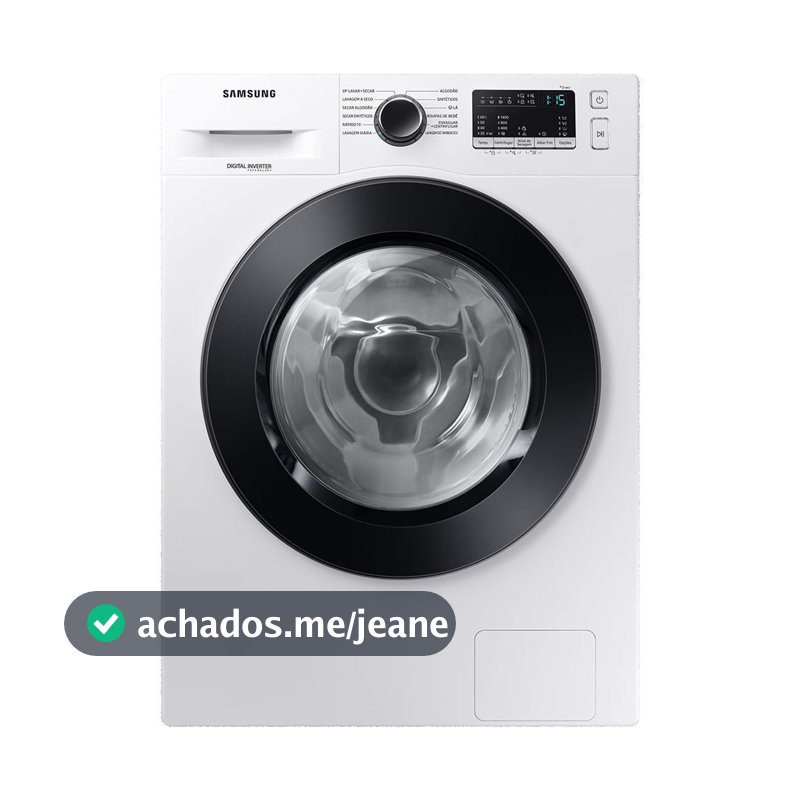 Lava e Seca Samsung WD11M com Digital Inverter WD11M4473PW Branca 11/7kg