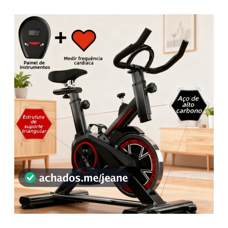 Bicicleta Bike Ergometrica Spinning Academia Fitness Profissional 120kg