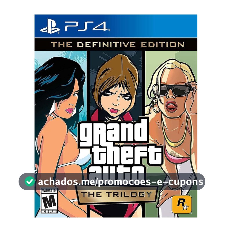 Grand Theft Auto The Trilogy The definitive Edition GTA PS4 Midia Fisica