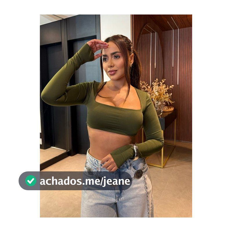 Cropped Gringa Manga Longa Dedeira Decote Quadrado Com Bojo Estiloso Vintage casual Elegante Inverno Sofisticado Modinha