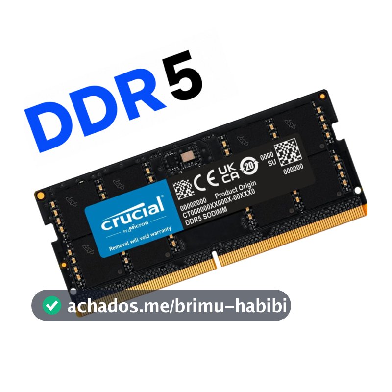 Memoria Ram DDR5 8GB 4800mhz 5600mhz NOTEBOOKS Adata/Sk Hynix/Samsung/Zilia SODIMM