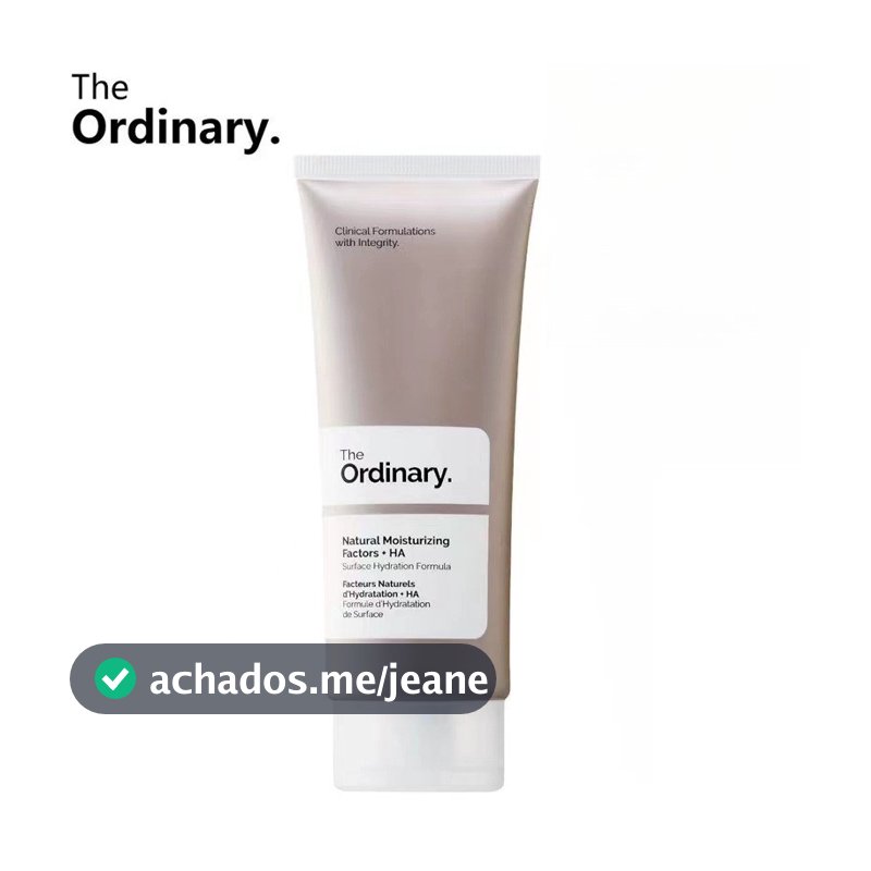 The Ordinary Natural Hidratante Factor Ácido Hialurônico NMF Creme Hidratante Alto 100ml