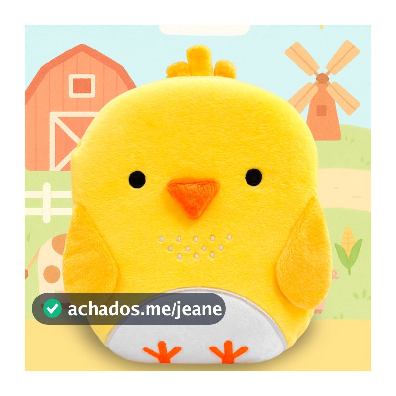 Livro Infantil de Pelúcia Histórias Fofinhas O Pintinho Amarelinho - Literatura Sensorial Presente