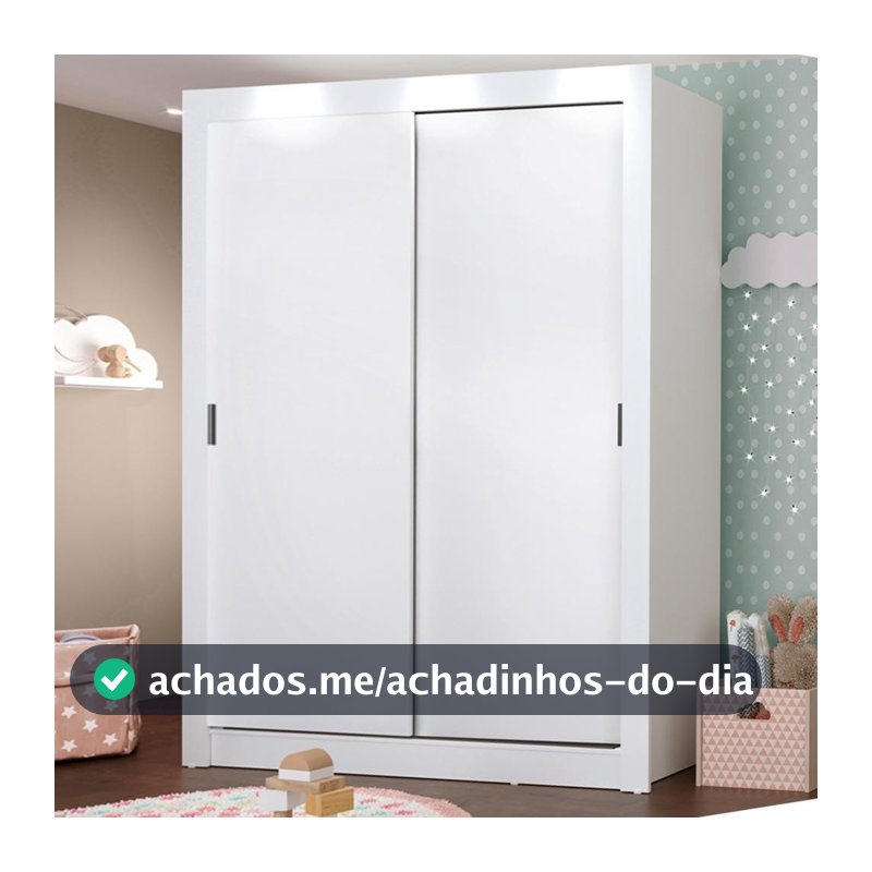 Guarda-Roupa Madesa Enzo 2 Portas de Correr