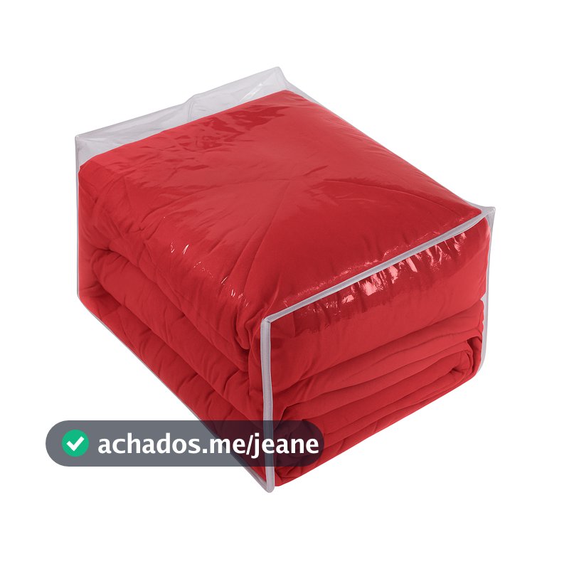 Saco Organizador Embalagem Multiuso de Pvc e Ziper Cobertor Travesseiros Toalhas Lençol Roupas