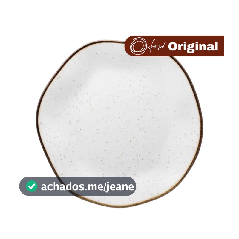 Prato Raso Em Porcelana 27,5Cm Ryo Maresia - Oxford Original