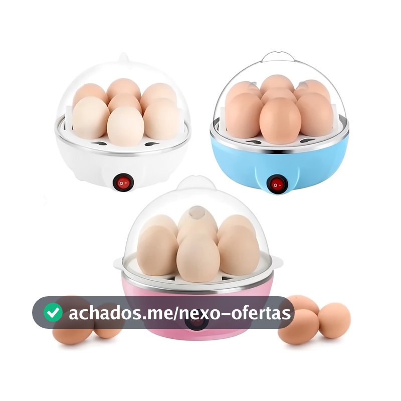Cozedor de Ovos Elétrico 110V – Portátil a Vapor para Cozinha Envio Imediato