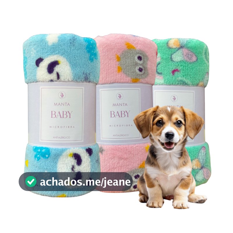 1 Manta Mantinha Pet Cobertor/Coberta Microfibra Soft Estampado/Macia/Quente/Antiácaro/Cachorro/Gato