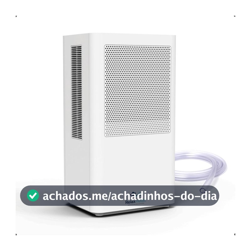 Desumidificador Ar Ambiente Elétrico Anti Mofo Relaxmedic