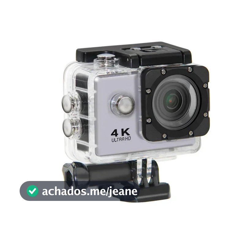 Câmera Filmadora Action GO Cam Pro Sports FULL HD 4K Prova D'Água