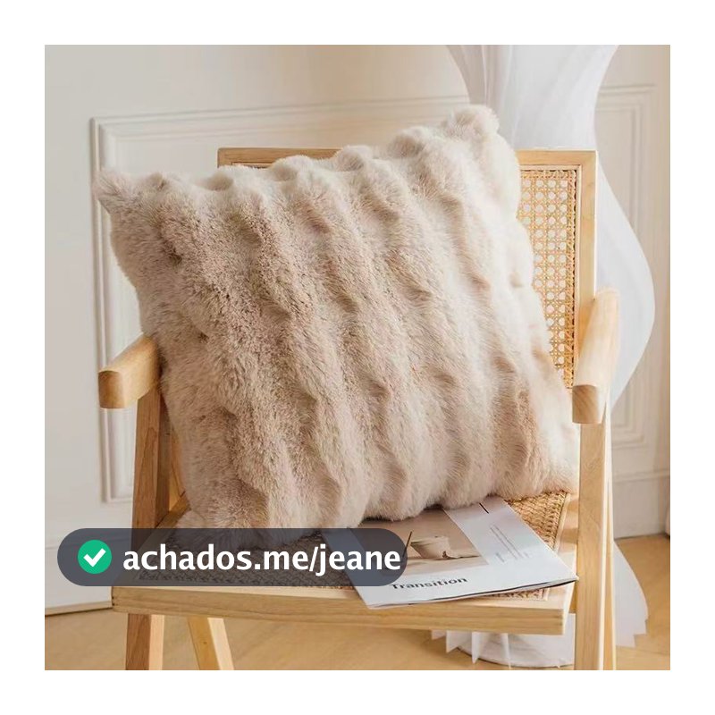 Capa de almofada decorativa, 45x45 cm, feita de veludo macio ondulado texturizado na cor jade.