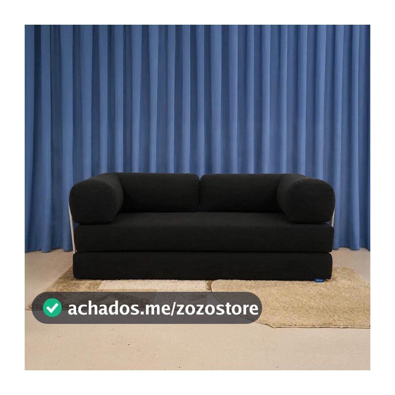 Sofa Cama Flowin Modular Cotelê retrátil Vai Na Caixa Inflow