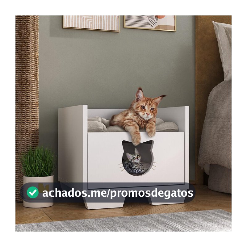 Cama Pet para Gato com 1 Gaveta Multimóveis MP4127