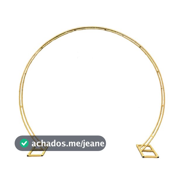 Suporte Arco Portal Duplo Redondo Para Festa Desmontável Grande