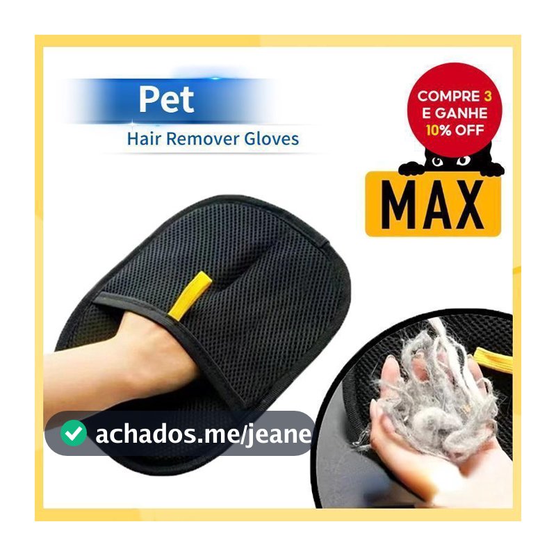 Luvas De Remoção De Pêlos De Animais De Estimação FurFree Escova Estática De Duas Vias Removedor Cães E Gatos