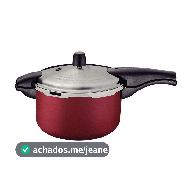 Panela De Pressão 6 Litros Tramontina Vancuver Vermelha