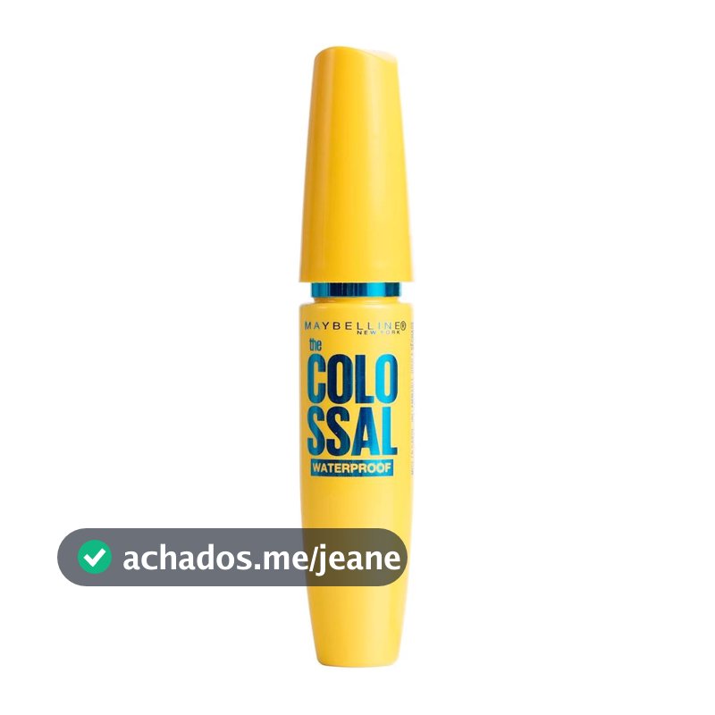 Máscara de Cílios The Colossal à Prova D'Água Preto - Maybelline