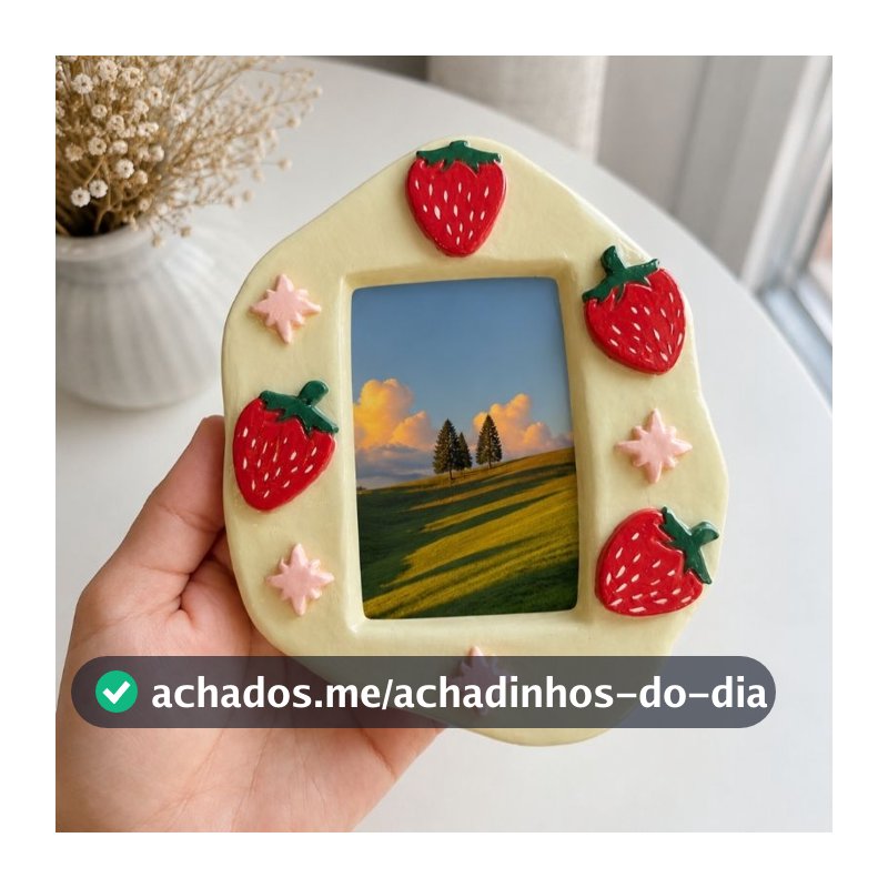 Porta-Polaroid  Artesanal Decorativo | Moldura Criativa e Personalizada