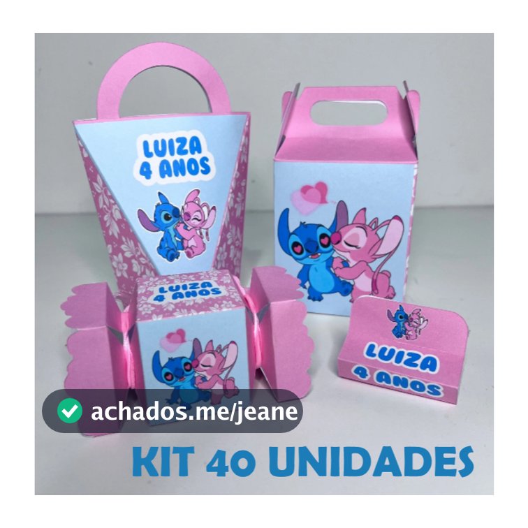 Kit 40 Lembrancinhas Personalizadas com Nome e Idade | Todos os Temas