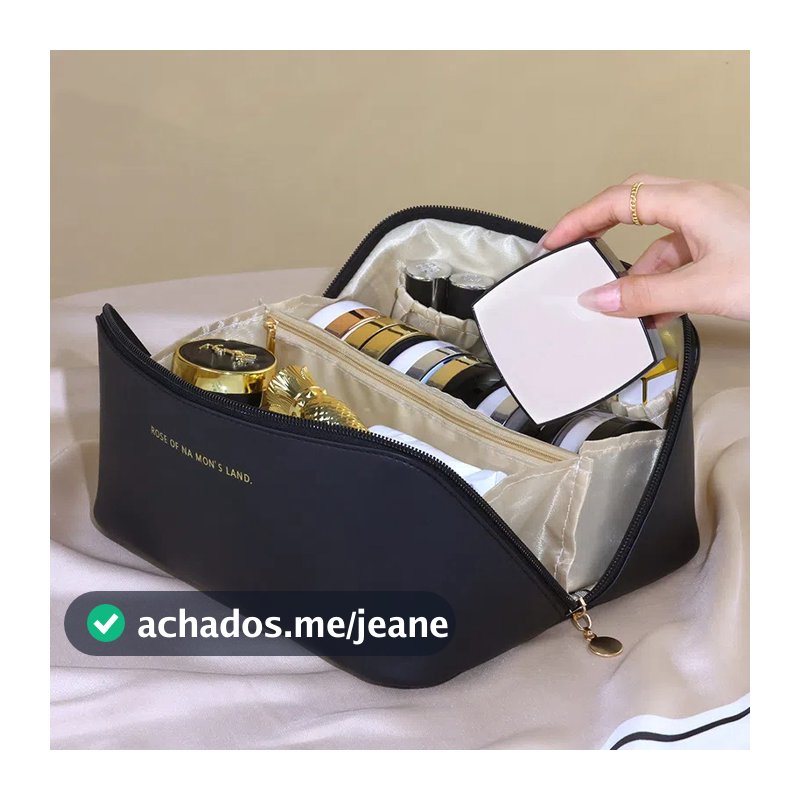 Necessaire De Viagem Feminino Em Formato De Travesseiro Impermeável