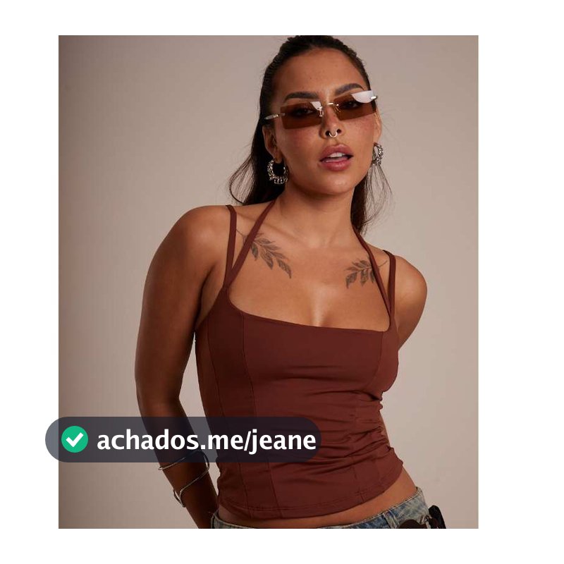 Corset Feminino Cropped Regata Poliamida Moda Gringa Tendência