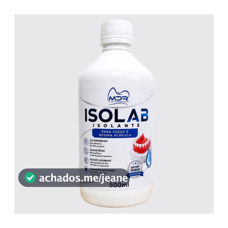 Isolante de Gesso e Resina Acrílica Isolab MDR