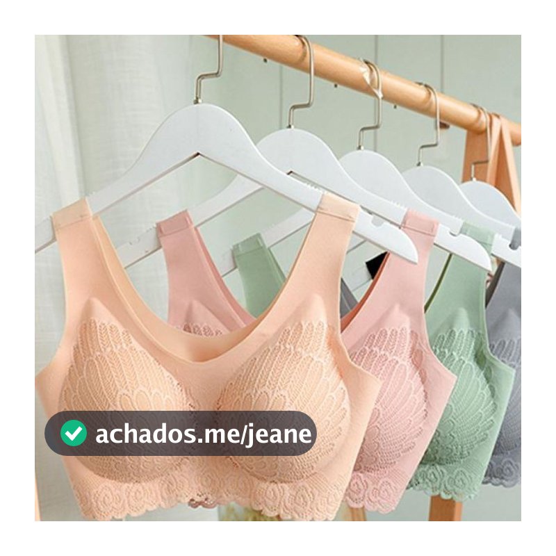 Top Sutiã Super Confortável 3D Top de Latex Sem Costura Bojo Removível Renda Sutiãs