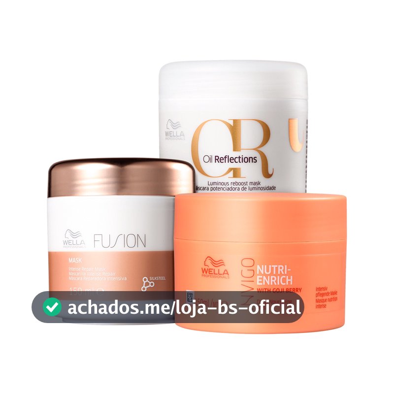 Kit Cronograma Capilar Fios Perfeitos 150ml - Wella