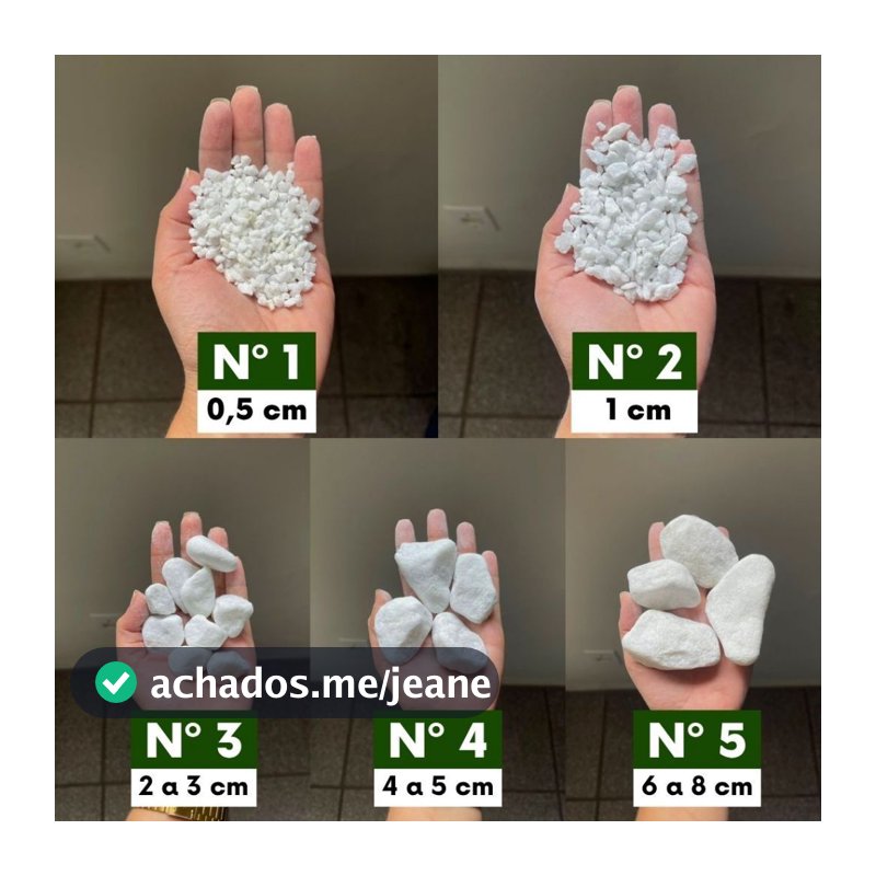 Pedra Branca Dolomita Decorativa 2kg 5kg 10kg 20kg Seixo Natural Vasos Jardim Paisagismo Aquário