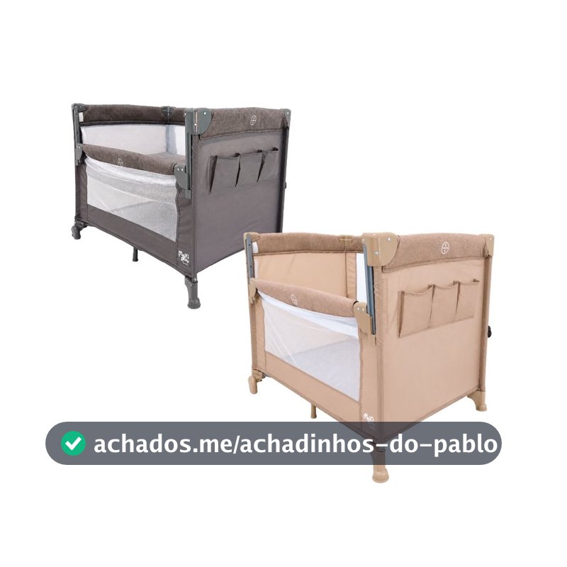 Berço Portátil Cercado Bebê Co-bed Acoplado 2 Alturas Desmontável Buddy Maxi Baby