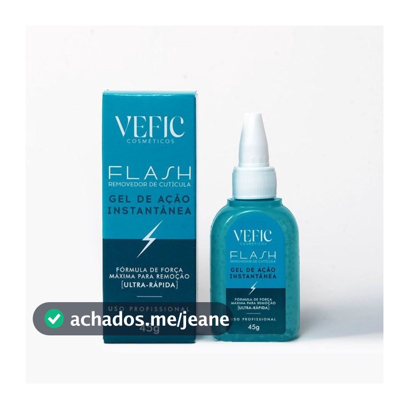 REMOVEDOR DE CUTÍCULAS INSTANTÂNEO FLASH 45G - VEFIC
