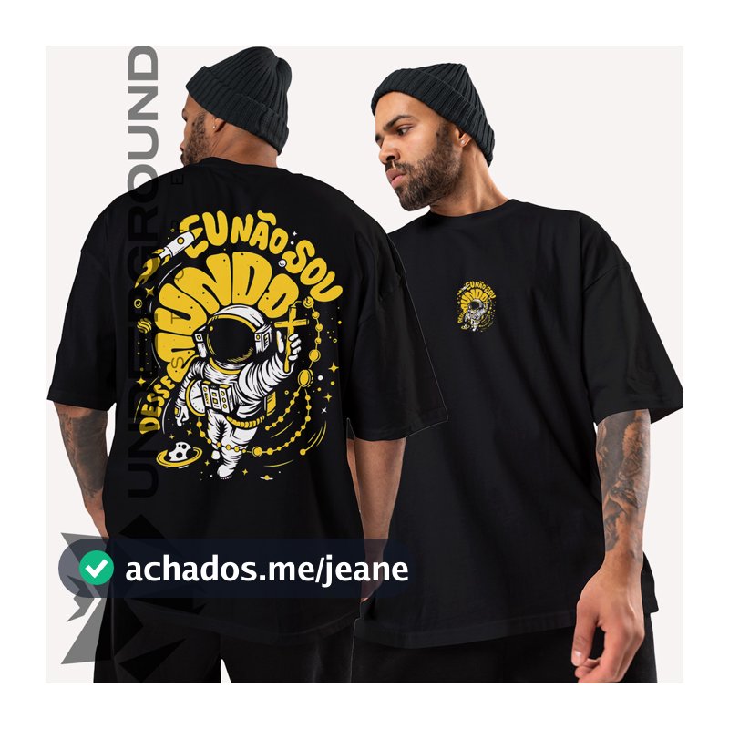 Camiseta Crista Masculina Blusa Evangelica Jesus Eu Não sou desse Mundo
