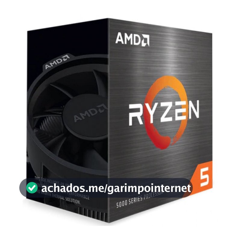 Processador AMD Ryzen 5 5500, 3.6GHz, Cache 16MB, Hexa Core, 12 Threads, AM4 - 100-100000457BOX