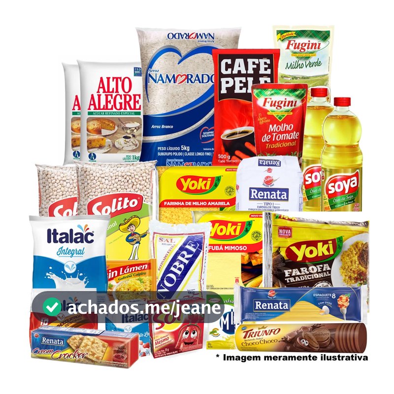 Cesta Básica de Alimentos 23 Itens Produtos de Qualidade