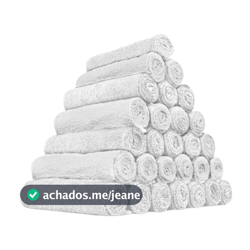 Kit com 20pçs Toalhas de Salão Maisa 70x45cm 90g 100%algodão Bem Estar