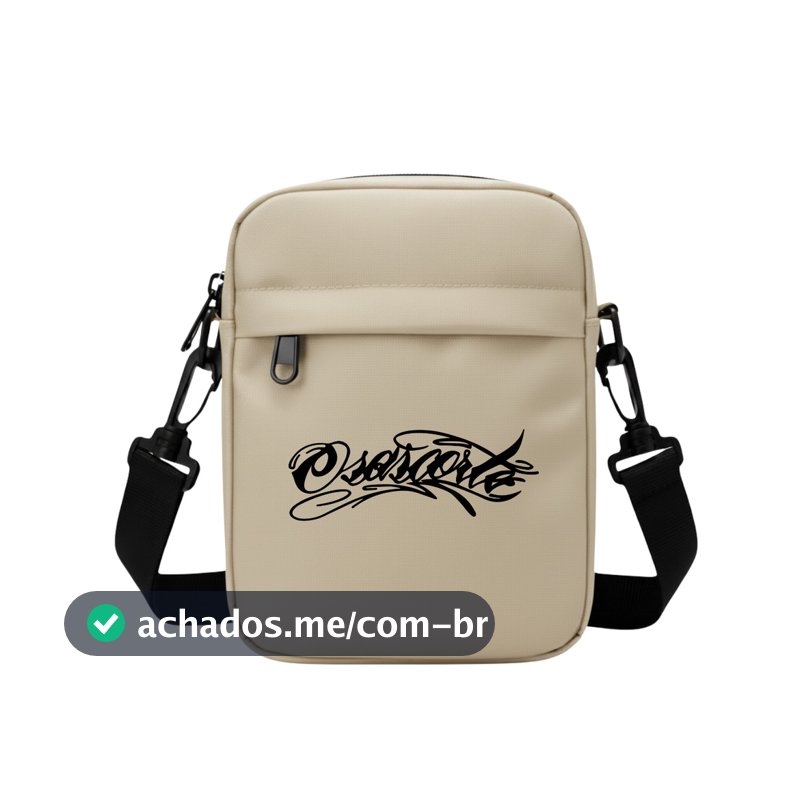 Bolsa Osascorte Moto Transversal Shoulder Bag Tiracolo Pochete Unisex Mini Resistente