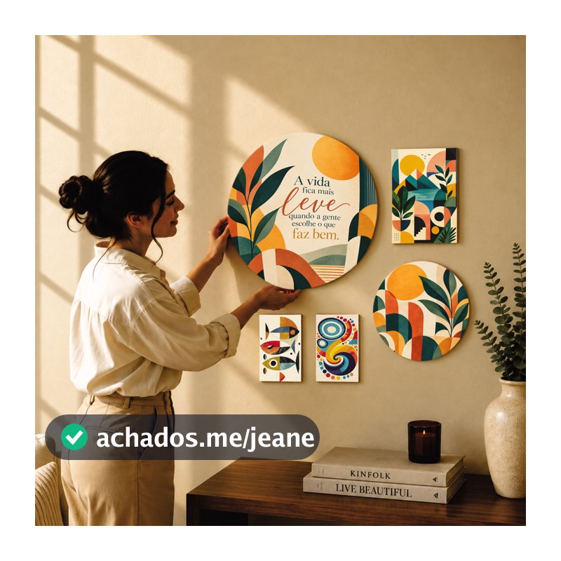 Quadros de Parede Geométrico Decoração de Ambientes