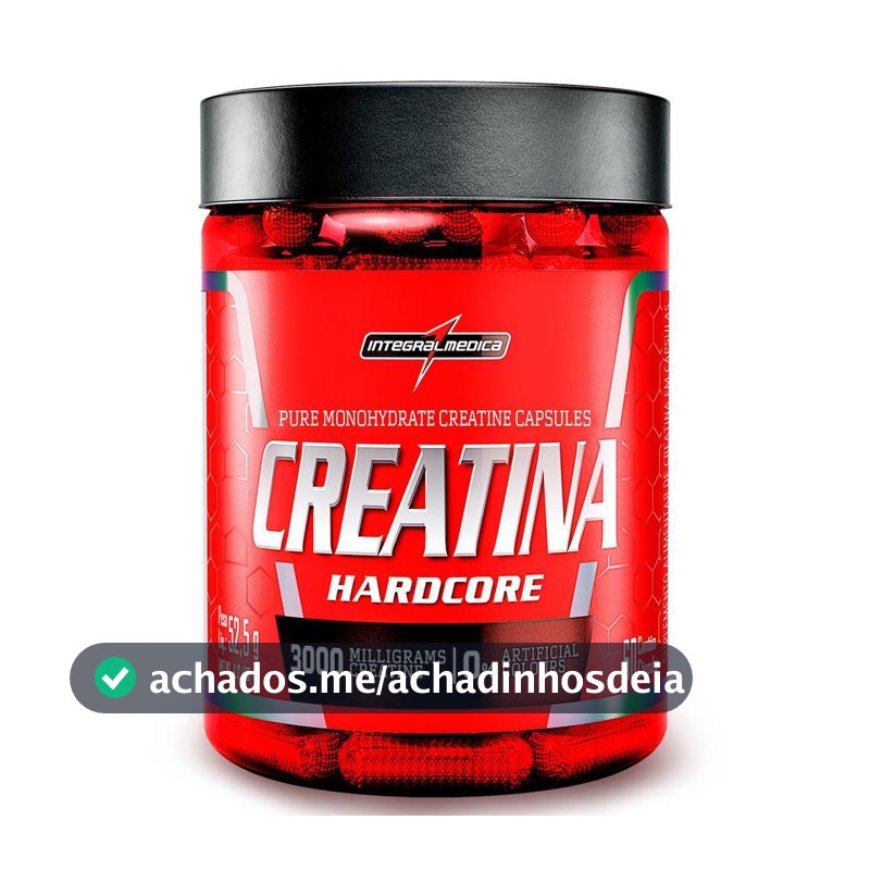 Creatina Monohidratada em Cápsulas 60 Cápsulas –  Integralmedica