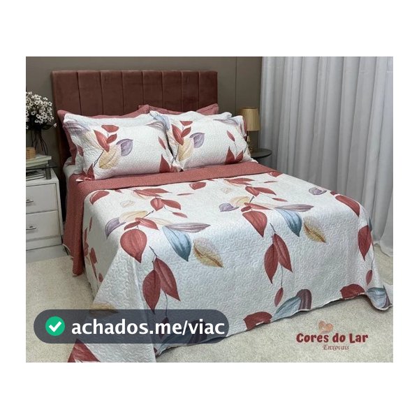 KIT COBRE LEITO 3 PECAS  CASAL DUPLA FACE ESTAMPAS VARIADAS