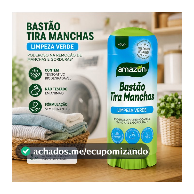 Bastão Tira Manchas Amazon - 100g