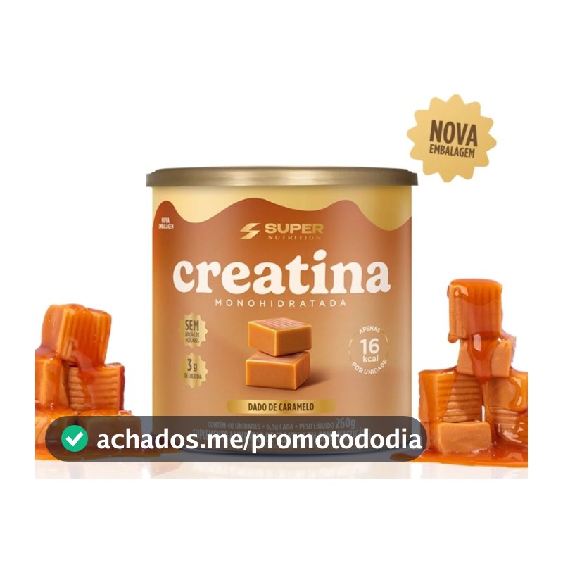 Caramelo De Creatina Pote Com 40 Unidades Super Nutrition
