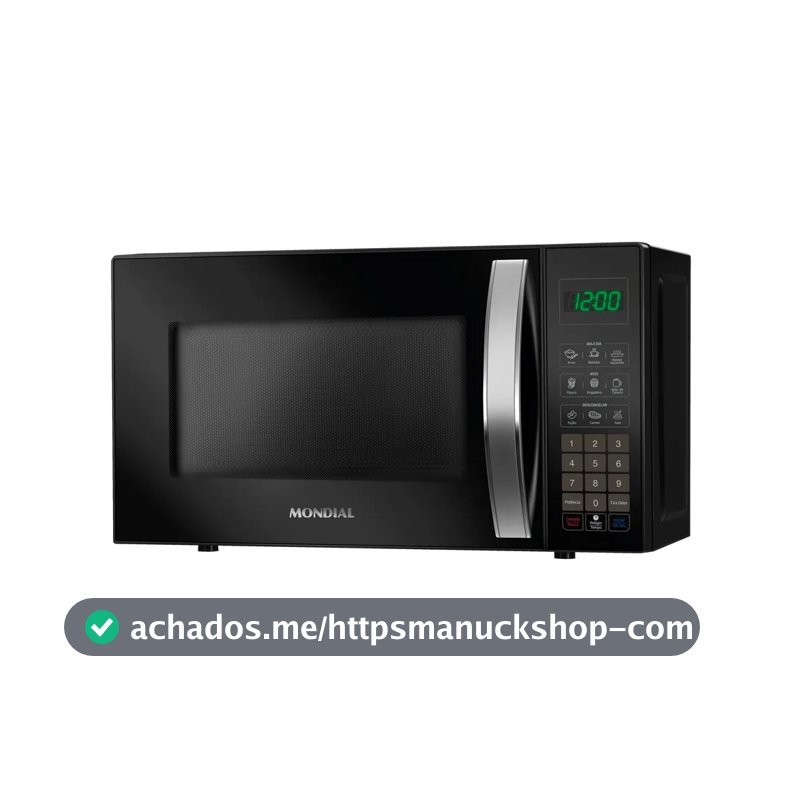 Micro-ondas Mondial Mo 01 21 B Potencia 1200w 60hz 21 Litros
