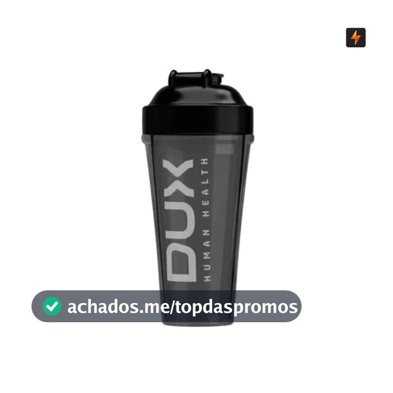 Coqueteleira Academia DUX PRO Fumê 800ml Shakeira