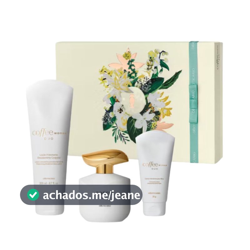 Kit Presente Dia Das Mães Coffee Woman Duo (3 itens)